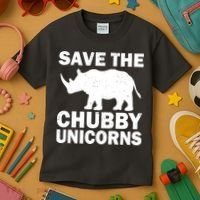 Save The Chubby Unicorns Kids T-Shirt thumb 3