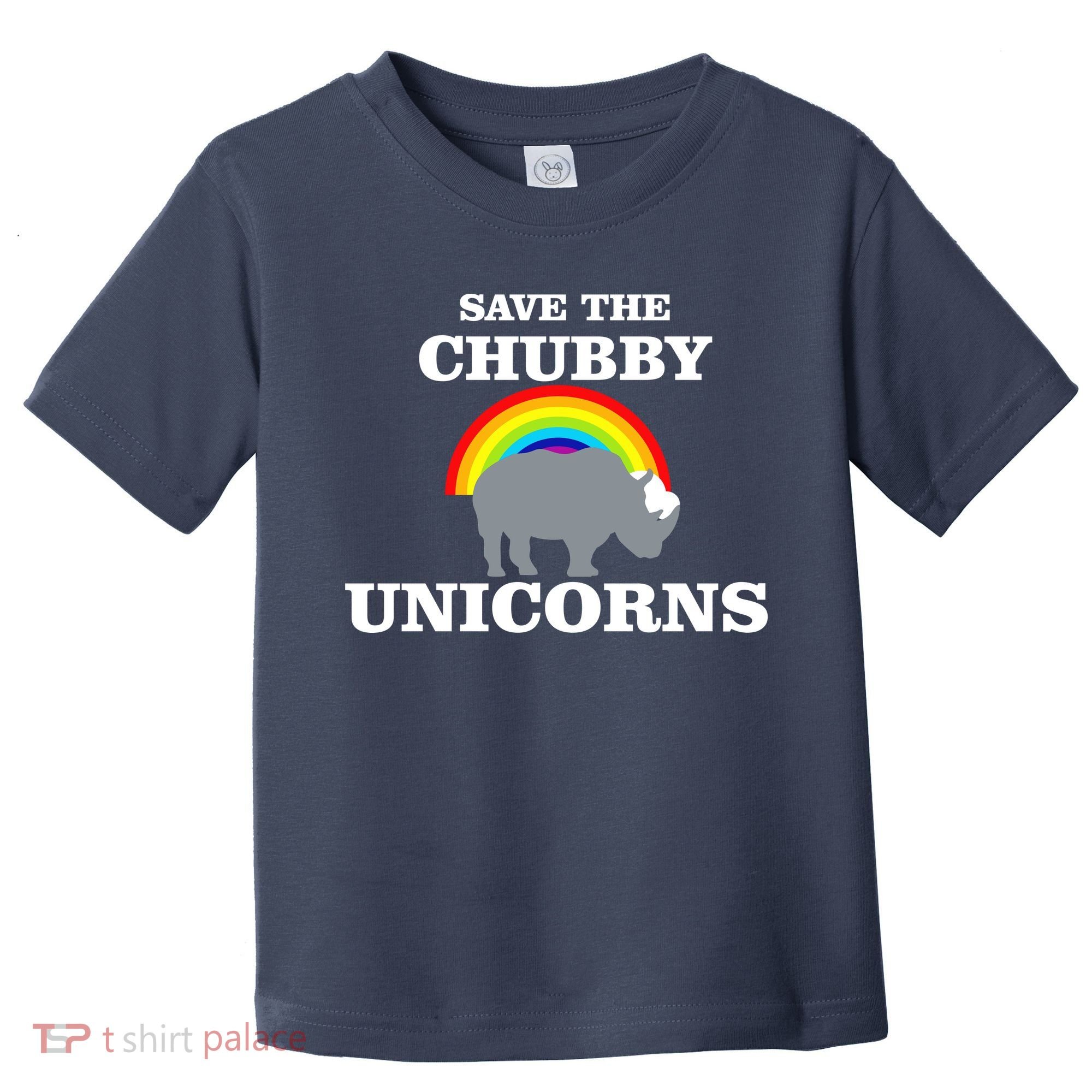 Save The Chubby Unicorns Rainbow Toddler T-Shirt