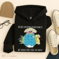 Save The Earth Before Exploring Other Planets Hoodie thumb 4