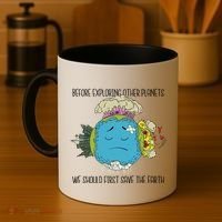Save The Earth Before Exploring Other Planets Coffee Mug thumb 4