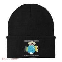 Save The Earth Before Exploring Other Planets Beanie thumb 0