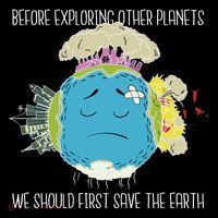 Save The Earth Before Exploring Other Planets Mousepad thumb 1