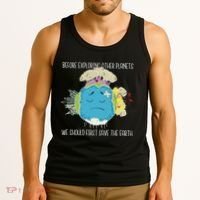 Save The Earth Before Exploring Other Planets Tank Top thumb 3