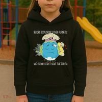 Save The Earth Before Exploring Other Planets Kids Hoodie thumb 3