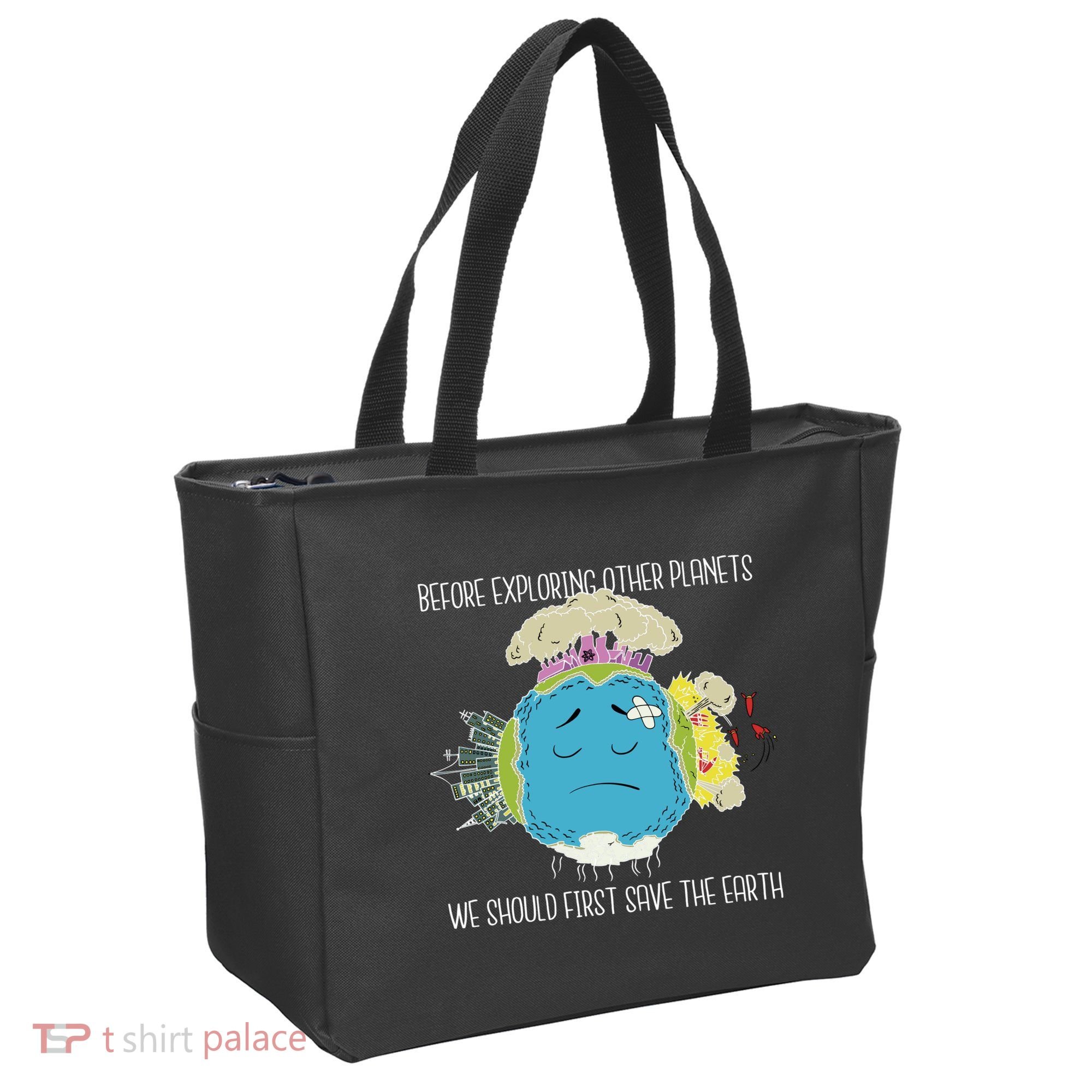 Save The Earth Before Exploring Other Planets Tote Bag