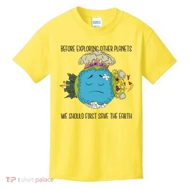 Save The Earth Before Exploring Other Planets Kids T-Shirt