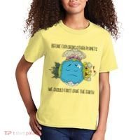 Save The Earth Before Exploring Other Planets Kids T-Shirt thumb 2