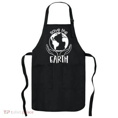 Save The Earth Holding Globe Apron