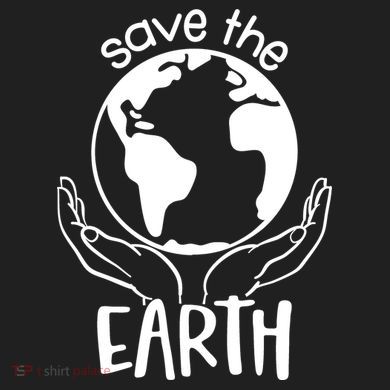 Save The Earth Holding Globe Sport-Tek Posi-UV Pro Polo