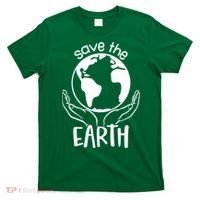 Save The Earth Holding Globe T-Shirt thumb 0