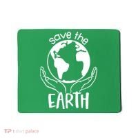 Save The Earth Holding Globe Mousepad thumb 0