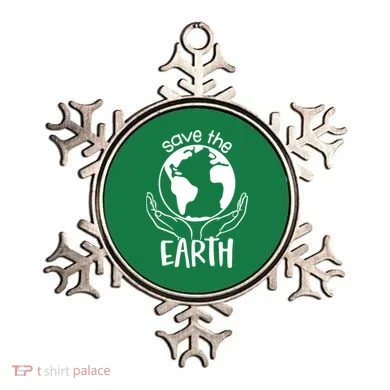 Save The Earth Holding Globe Ornament