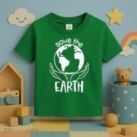 Save The Earth Holding Globe Toddler T-Shirt thumb 3