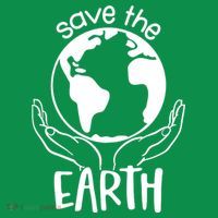 Save The Earth Holding Globe Women's T-Shirt thumb 6