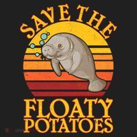 Save The Floaty Potatoes Manatee  Tumbler thumb 3