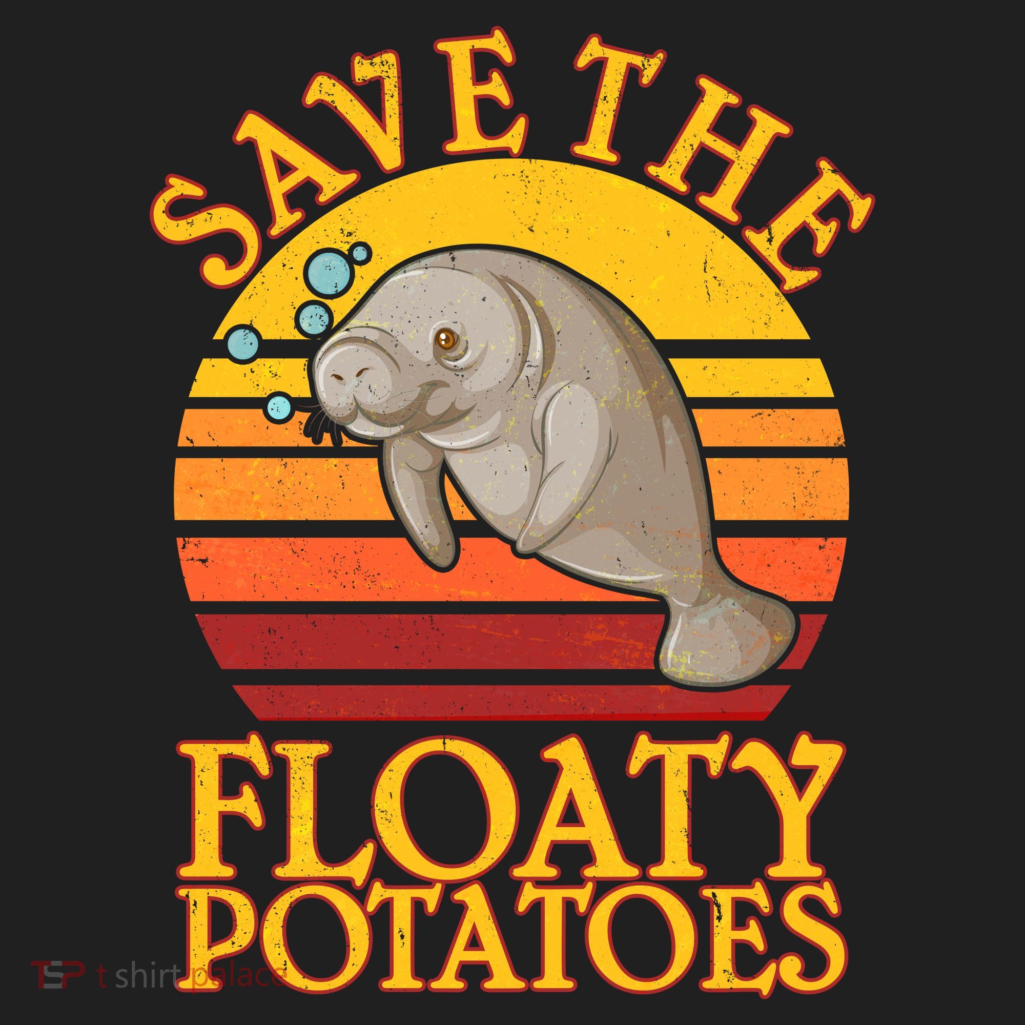Save The Floaty Potatoes Manatee  Tumbler