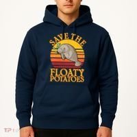 Save The Floaty Potatoes Manatee  Hoodie thumb 2