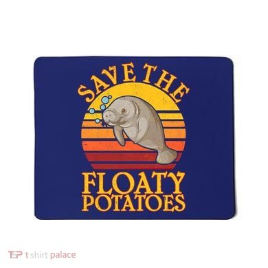 Save The Floaty Potatoes Manatee  Mousepad