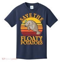 Save The Floaty Potatoes Manatee  Kids T-Shirt thumb 0