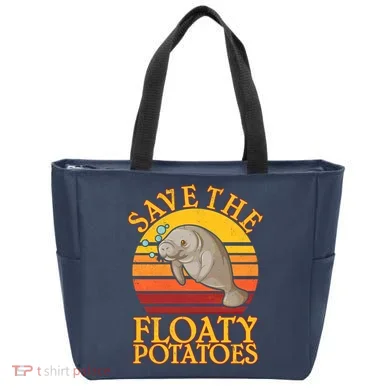 Save The Floaty Potatoes Manatee  Tote Bag