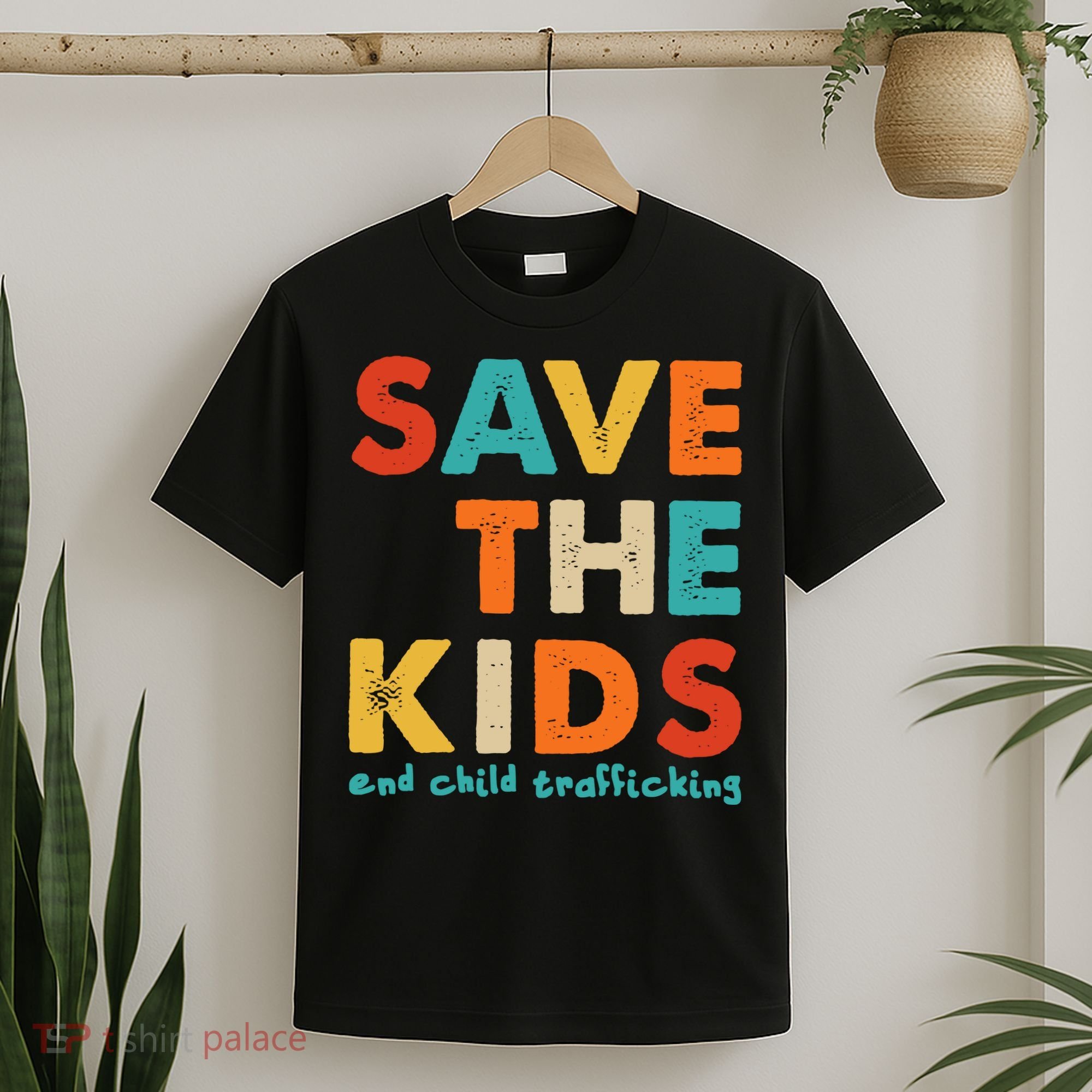 Save the Kids End Child Trafficking  T-Shirt