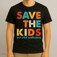 Save the Kids End Child Trafficking  T-Shirt thumb 3