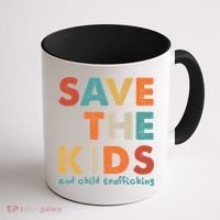 Save the Kids End Child Trafficking  Coffee Mug thumb 1