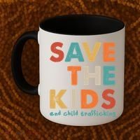 Save the Kids End Child Trafficking  Coffee Mug thumb 2