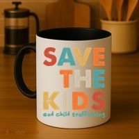 Save the Kids End Child Trafficking  Coffee Mug thumb 4