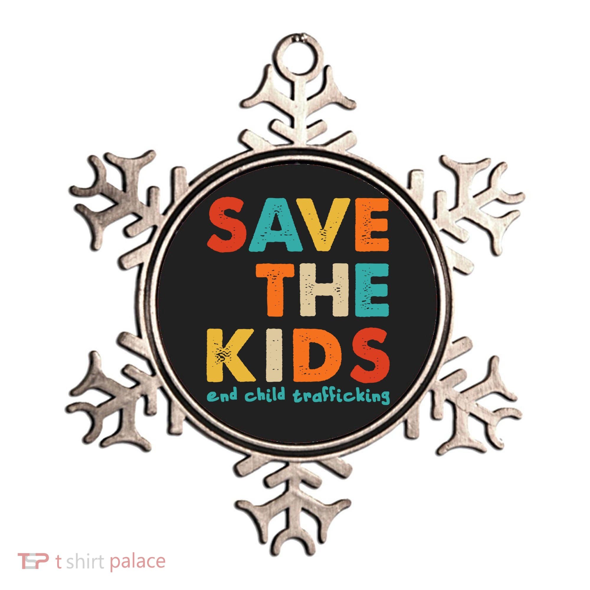 Save the Kids End Child Trafficking  Ornament