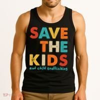 Save the Kids End Child Trafficking  Tank Top thumb 3