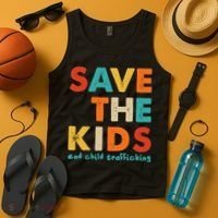 Save the Kids End Child Trafficking  Tank Top thumb 4