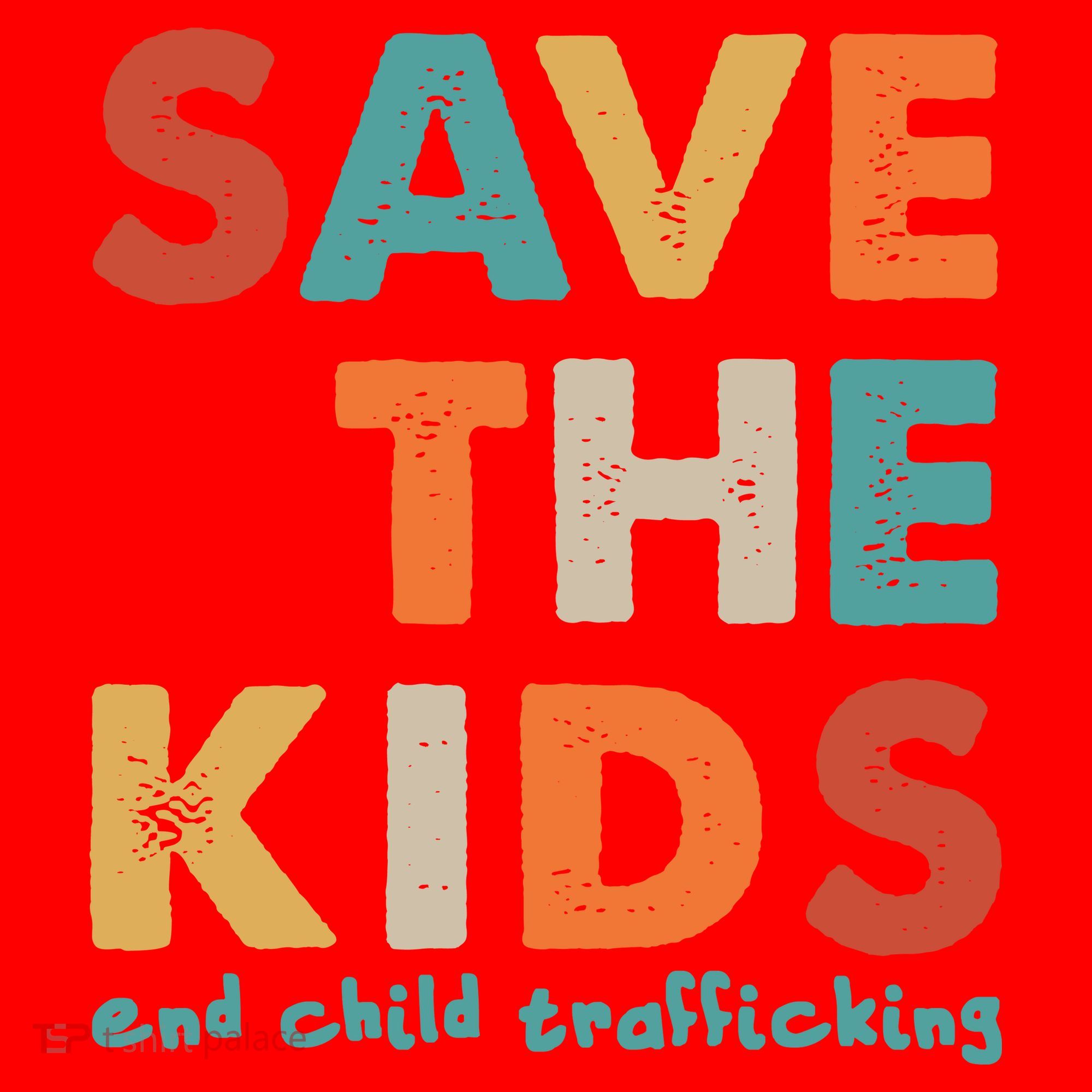Save the Kids End Child Trafficking  Santa Hat