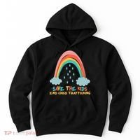 Save The Kids End Child Trafficking Rainbow Hoodie thumb 0