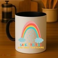 Save The Kids End Child Trafficking Rainbow Coffee Mug thumb 4