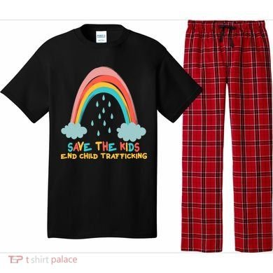 Save The Kids End Child Trafficking Rainbow Pajama Set