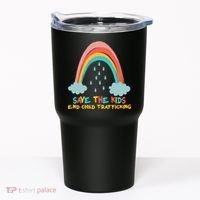Save The Kids End Child Trafficking Rainbow Tumbler thumb 0