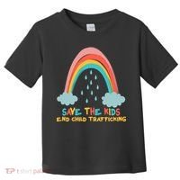Save The Kids End Child Trafficking Rainbow Toddler T-Shirt thumb 0
