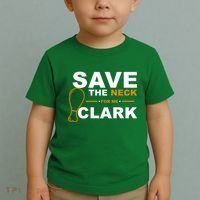 Save The Neck For Me Clark Toddler T-Shirt thumb 2