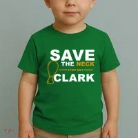Save The Neck For Me Clark Toddler T-Shirt thumb 2