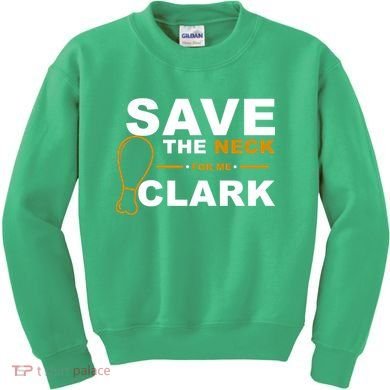 Save The Neck For Me Clark Kids Sweatshirt