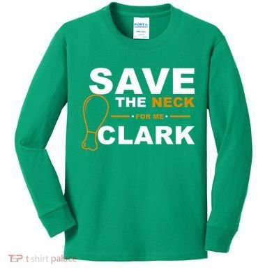 Save The Neck For Me Clark Kids Long Sleeve Shirt
