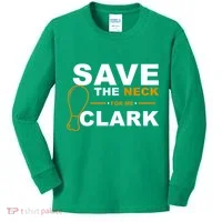Save The Neck For Me Clark Kids Long Sleeve Shirt thumb 0
