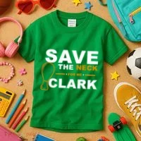 Save The Neck For Me Clark Kids T-Shirt thumb 3