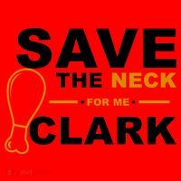 Save The Neck For Me Clark Santa Hat thumb 1