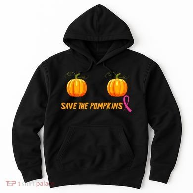 Save The Pumpkins Breast Cancer Hoodie