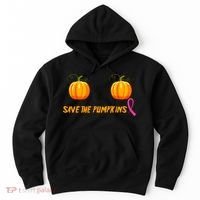 Save The Pumpkins Breast Cancer Hoodie thumb 0