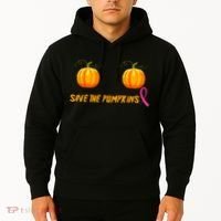 Save The Pumpkins Breast Cancer Hoodie thumb 2