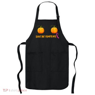Save The Pumpkins Breast Cancer Apron