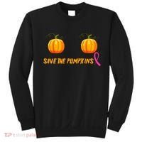 Save The Pumpkins Breast Cancer Sweatshirt thumb 0